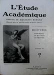 Титульный лист журнала L' Etude Academique.